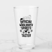 クリスマス引用文おもしろいパーティースピリッツ味 タンブラーグラス (正面)