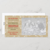 クリスマス引用文のフォトカード シーズンカード (正面/裏面)