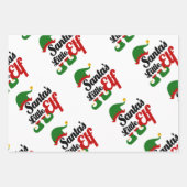 クリスマス引用文子供へラッピング紙シート ラッピングペーパーシート (正面3)