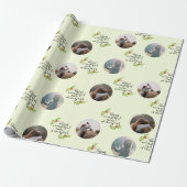 クリスマス引用文最も素晴らしい時間フォトファミリー ラッピングペーパー (アンロールド)