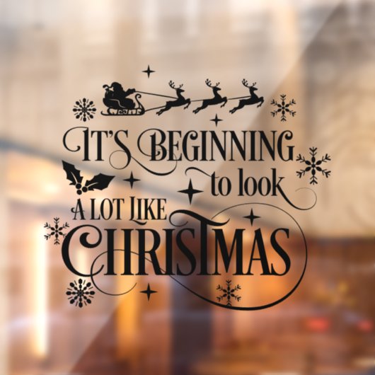 クリスマス引用文 ウィンドウサイン (シート2)