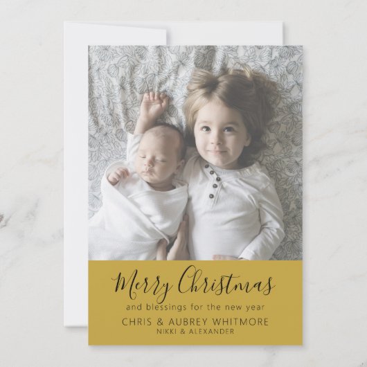 クリスマス引用文 |スケッチホリデーカード シーズンカード (裏面)