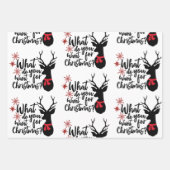 クリスマス引用文 子供へ ラッピングペーパーシート (正面3)