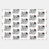 クリスマス引用文 子供へ ラッピングペーパーシート (正面)