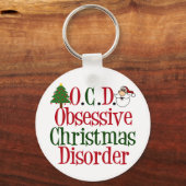 クリスマス強迫観念 キーホルダー (正面)