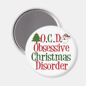 クリスマス強迫観念 マグネット (正面/裏面)
