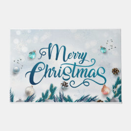 クリスマス形式 ドアマット