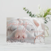 クリスマス待ちバラ金ゴールドグリッターカード (スタンド正面)