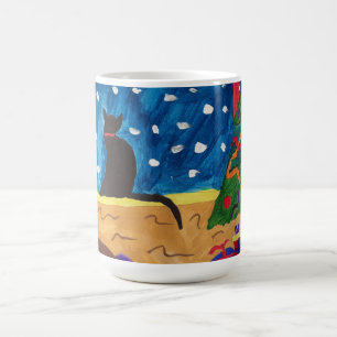 クリスマス待ち コーヒーマグカップ