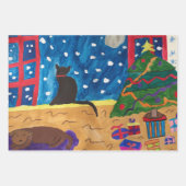 クリスマス待ち ラッピングペーパーシート (正面2)