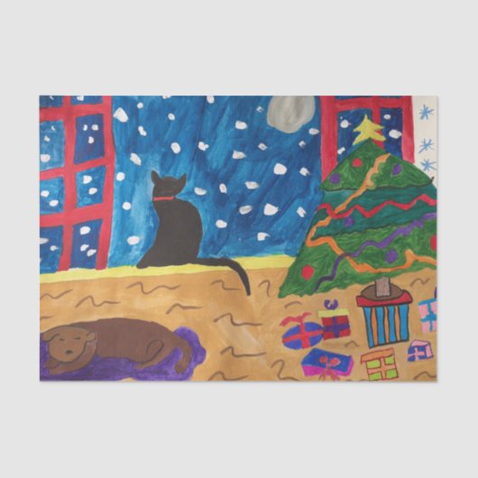 クリスマス待ち 薄葉紙 (正面)