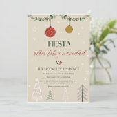 クリスマス後のフィエスタパーティー 招待状 (スタンド正面)