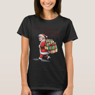 クリスマス得に欲しかった物 – Trump Santaクリスマス Tシャツ