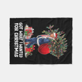 クリスマス得のために欲しかった物 – Trump 2024ウォンP フリースブランケット (正面(横))