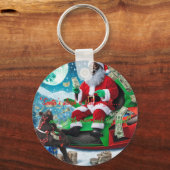 クリスマス得は本当に豊か！」 キーホルダー (裏面)