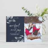 クリスマス心地よいとジョイボタニカルフォト シーズンカード (スタンド正面)