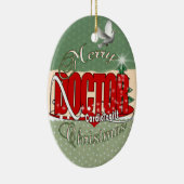 クリスマス心臓専門医 セラミックオーナメント (右)