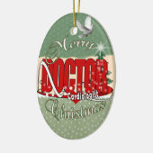 クリスマス心臓専門医 セラミックオーナメント (左)