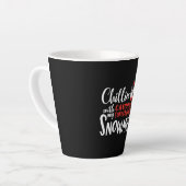 クリスマス心音撮影デザイン カフェラテマグ (左アングル)