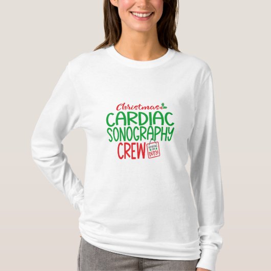 クリスマス心音撮影 Tシャツ (正面)