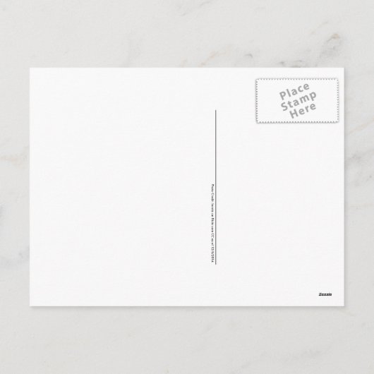 クリスマス忘れのウナギを食うな シーズンポストカード (裏面)