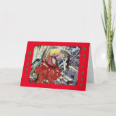 クリスマス応援のおもしろい時間 カード (正面)