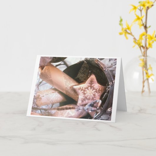 クリスマス応援のおもしろい時間 カード (黄色い花)