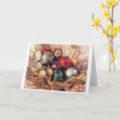 クリスマス応援のおもしろい時間 カード (黄色い花)