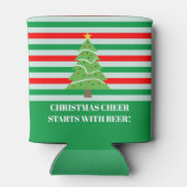 クリスマス応援はビールホリデーからおもしろい始まる 缶クーラー (裏面)