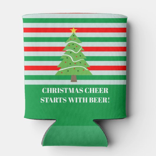 クリスマス応援はビールホリデーからおもしろい始まる 缶クーラー (裏面)