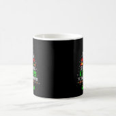 クリスマス応援は教えの歴史サンタ小妖精や小人テアック コーヒーマグカップ (中央)