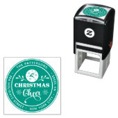 クリスマス応援ウィンターパーソナル差出人住所 セルフインキングスタンプ (インサイチュ)