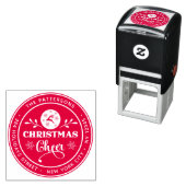 クリスマス応援ウィンターパーソナル差出人住所 セルフインキングスタンプ (インサイチュ)