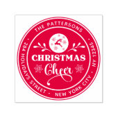 クリスマス応援ウィンターパーソナル差出人住所 セルフインキングスタンプ (デザイン)