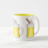 クリスマス応援エッグノグエッグノグホリデーマグ ツートーンマグカップ (正面右)