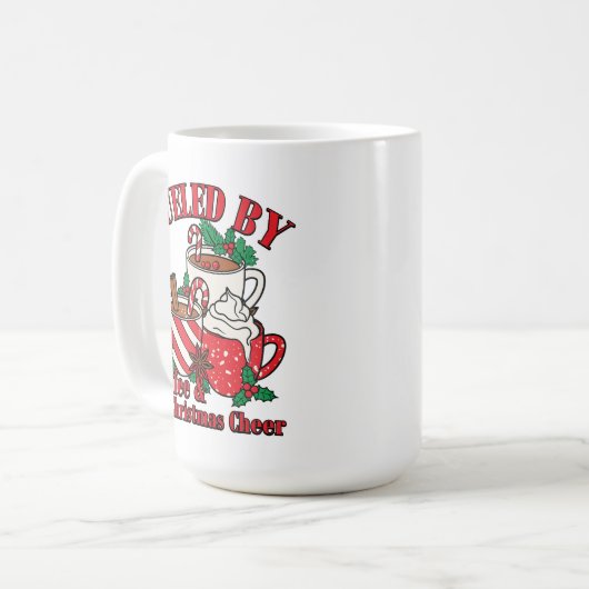 クリスマス応援カップに登場するクリスマス コーヒーマグカップ (正面左)