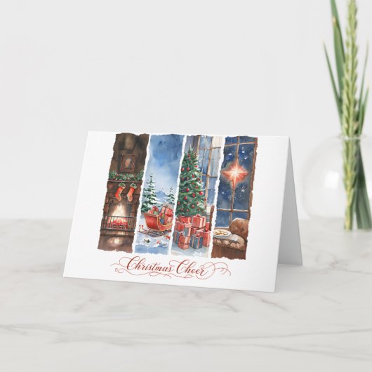 クリスマス応援グリーティングカード 案内状 (正面)