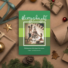 クリスマス応援グリーメリーとブライトホリデーカード 招待状