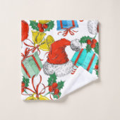 クリスマス応援コレクション バスタオルセット (ウォッシュタオル)