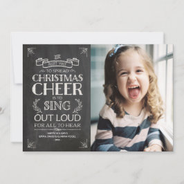 クリスマス応援シャルボードホリデーフォト シーズンカード