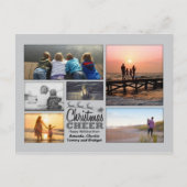 クリスマス応援シルバーホリデーフォトポストカード シーズンポストカード (正面)