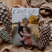 クリスマス応援スクリプトホワイトクリスマスフォト シーズンカード