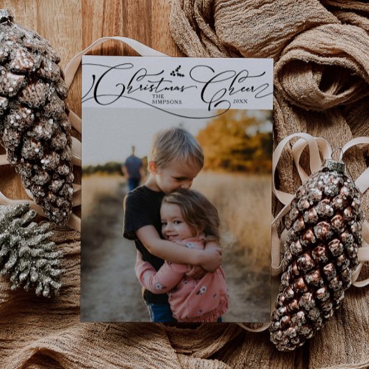 クリスマス応援スクリプトホワイトクリスマスフォト シーズンカード