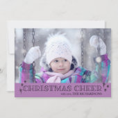 クリスマス応援スターズラベンダーフォト シーズンカード (正面)