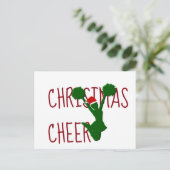 クリスマス応援チアリーダーホリデースピリット シーズンポストカード (スタンド正面)