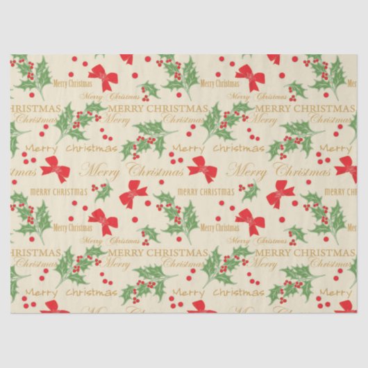 クリスマス応援ティッシュペーパー 薄葉紙 (正面)
