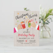 クリスマス応援トーストホリデーカクテルパーティー 招待状 (スタンド正面)