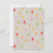 クリスマス応援トーストホリデーカクテルパーティー 招待状 (裏面)