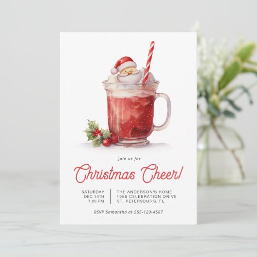 クリスマス応援フェスティバルサンタホリデーパーティー 招待状 (スタンド正面)