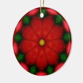 クリスマス応援フラクタル セラミックオーナメント (左)